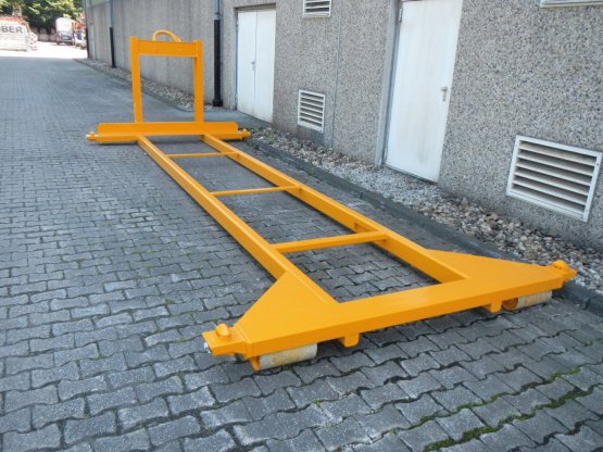 Spezieller niedriger Abroll-Container-Unterrahmen mit ISO-Containerverriegelungen