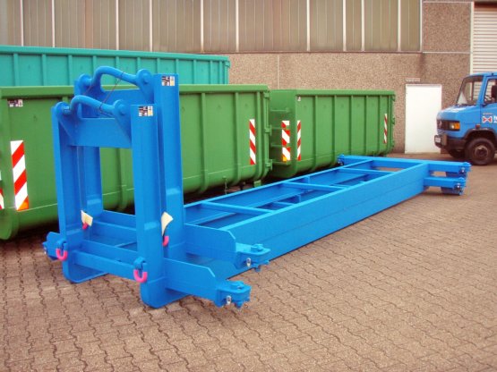 Spezielle Abroll-Container-Unterrahmen mit ISO-Containerverriegelungen
