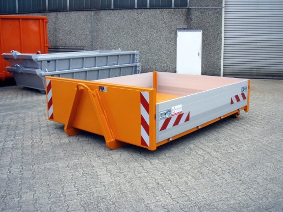 City Container-Kippaufbau mit Aluminium-Bordwänden