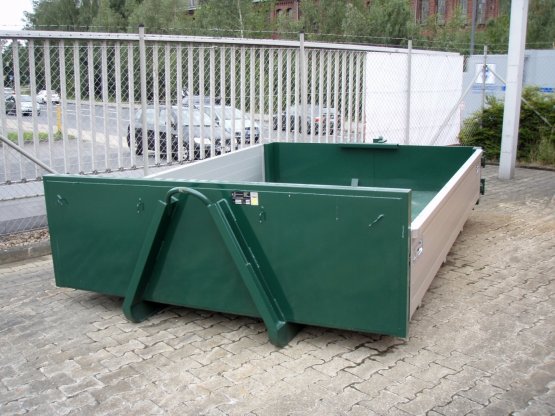 City Container-Kippaufbau mit Aluminium-Bordwänden