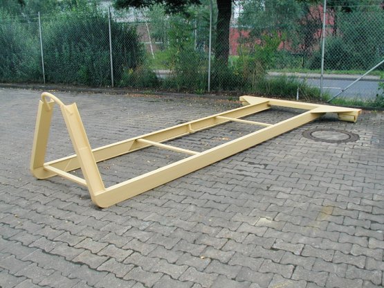 City Container-Unterrahmen mit fester Rollenkonsole