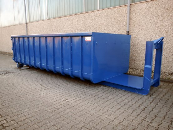 Offener Abroll-Container mit stirnseitiger Kranverlängerung, Inhalt ca. 20 m³