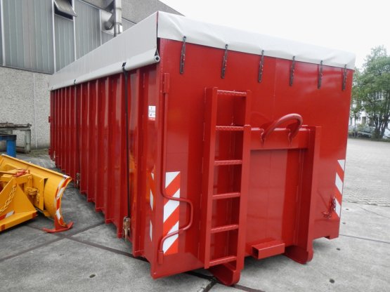 Offener Abroll-Container mit Seitentüren, Inhalt ca. 34 m³
