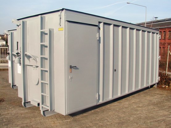 Aktencontainer mit Klappdach