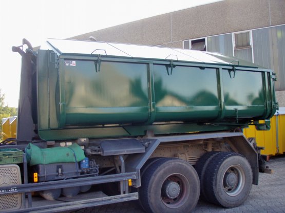 Hausmüll-Abrollcontainer, Inhalt ca. 13,5 m³