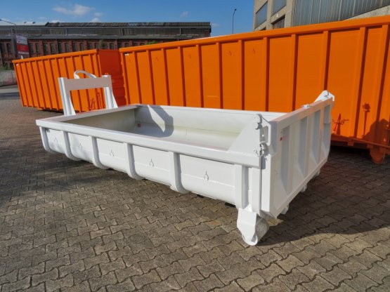 Offener Abrollcontainer mit Entleerungsklappe, Inhalt ca. 5 m³