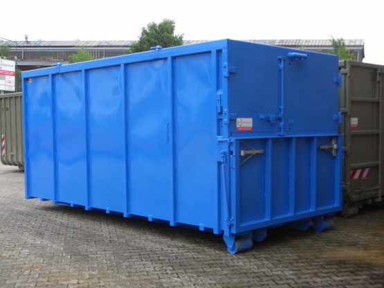 Magazin-Abrollcontainer für Bohrgeräte, Inhalt ca. 26 m³