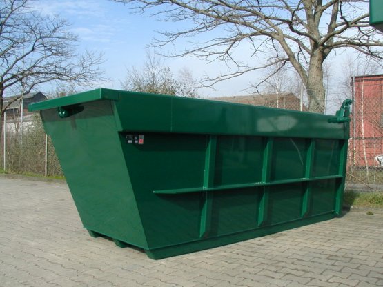 Offene Mulde mit Pendelklappe