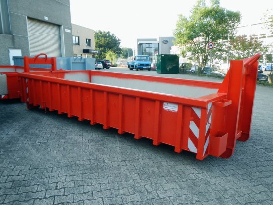 Offener Abrollcontainer mit Doppelflügeltür, Inhalt ca. 9 m³