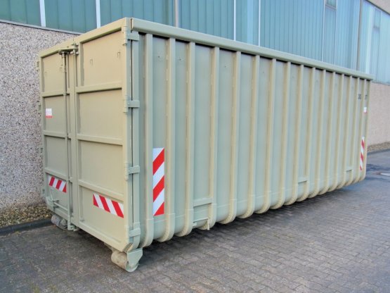 Offener Großcontainer mit Doppelflügeltür, verstärkt